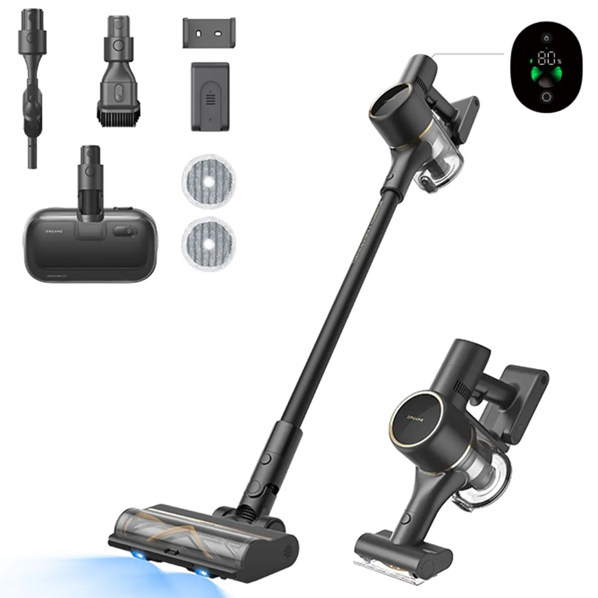 Changyutgich Dreame R10 Pro Aqua, qora