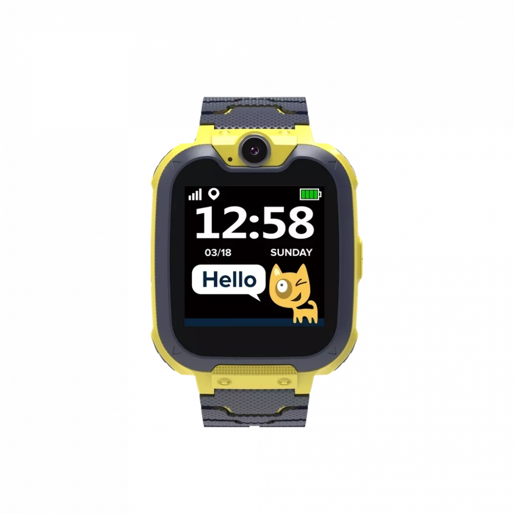 Detskie aqlli soat - telefon Canyon Tony KW-31 (jeltiy)