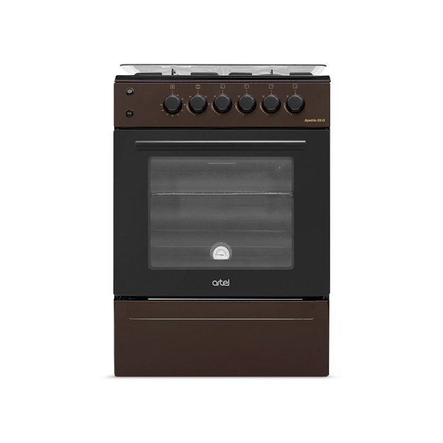 Gazovaya oshxona plitasi Artel Apetito 02-G Brown
