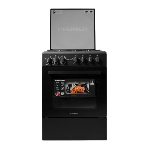Plita kombinirovannaya Premier PRM-GE6040EC-BL qora