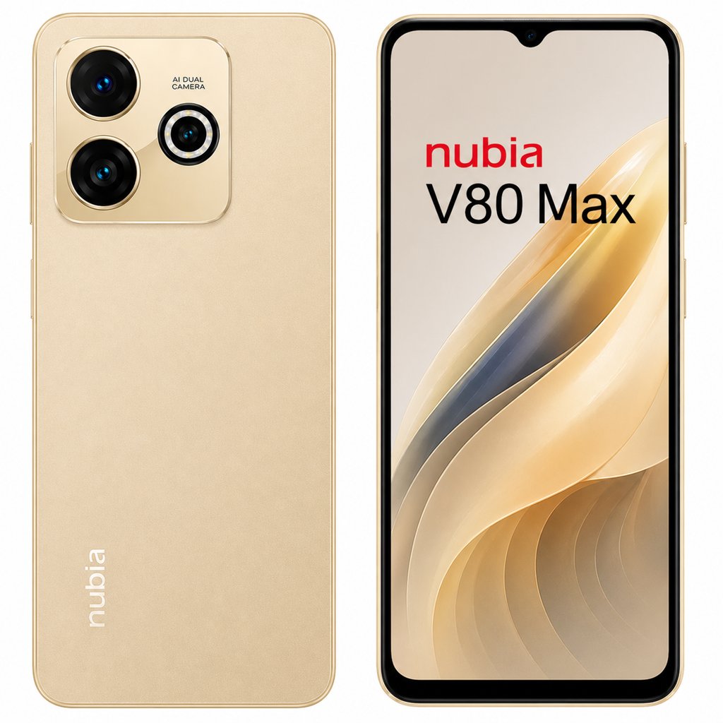 Smartfon ZTE Nubia V80 Max 4/128 GB, Mocha Gold