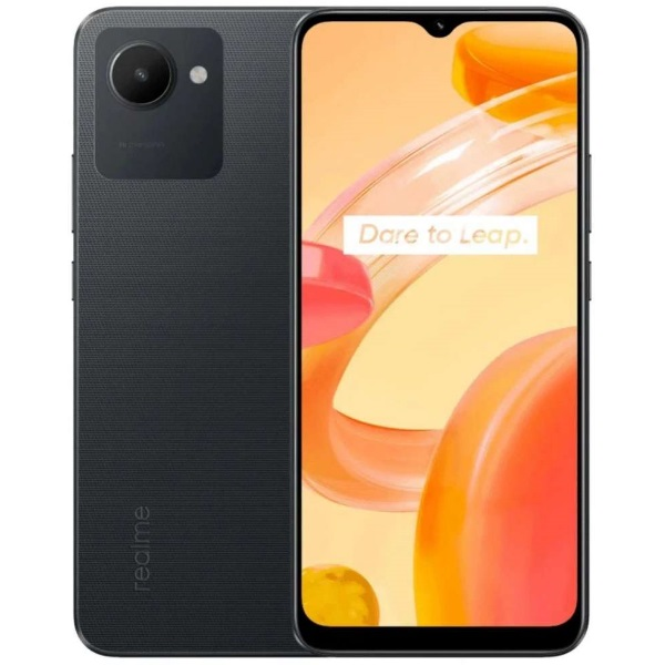 Smartfon Realme C30 3/64 GB, qora