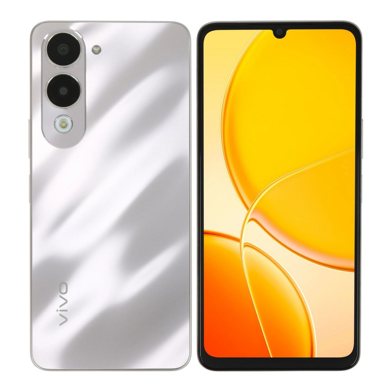 Смартфон Vivo Y04s 6/256 ГБ, серебряный