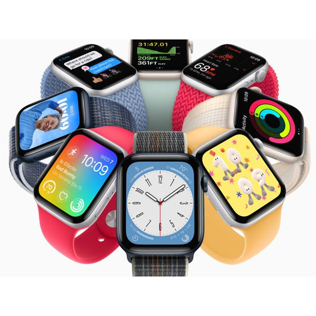 Smart chasi Apple Series 8 GPS 45mm Midnight