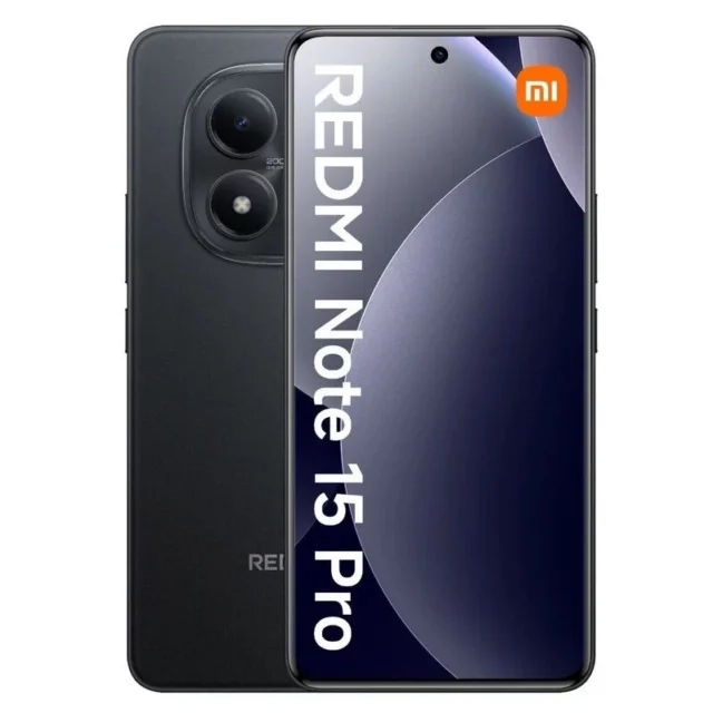 Smartfon Xiaomi Redmi Note 15 Pro 12/512GB Black (Qora)