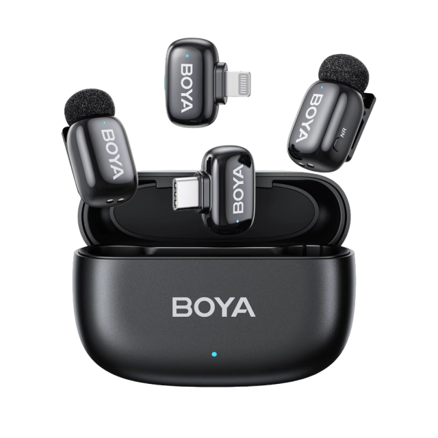 BOYA Mini Combo Black simsiz mikrofon tizimi