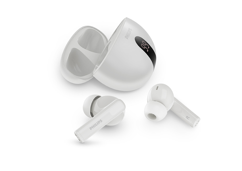 Quloqchinlar True Wireless Philips TAT 3559, oq