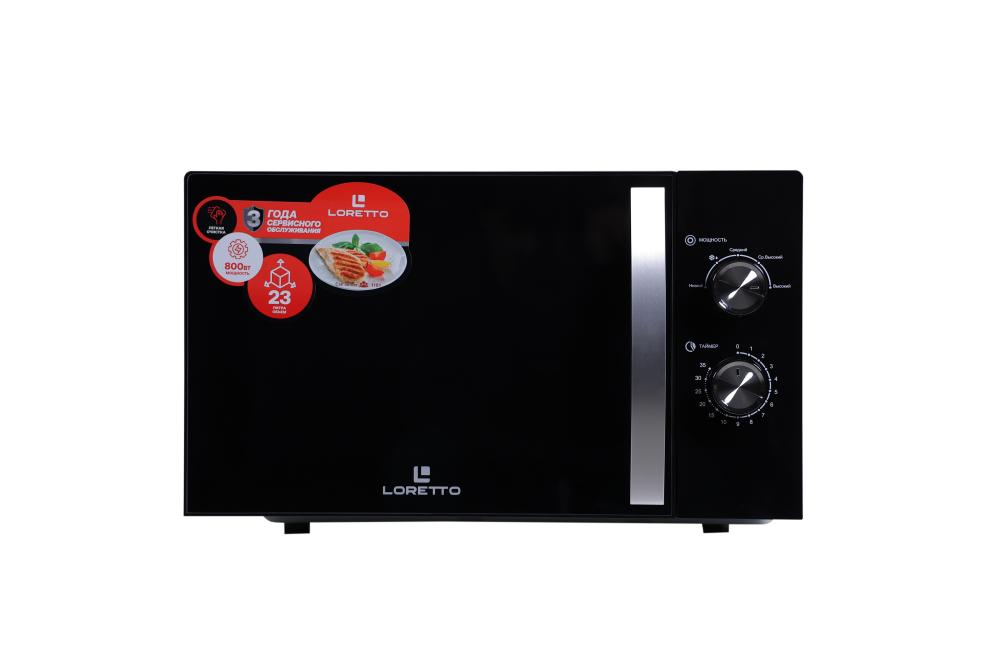 Mikroto'lqinli pech Loretto LM-2302-BL
