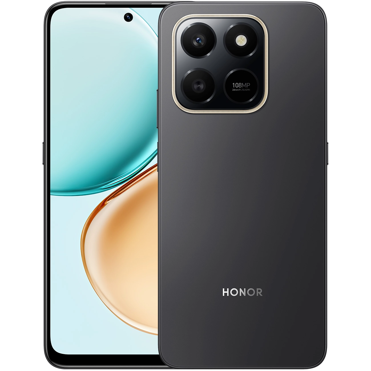 Smartfon Honor X7d 8/256GB Black (Qora)