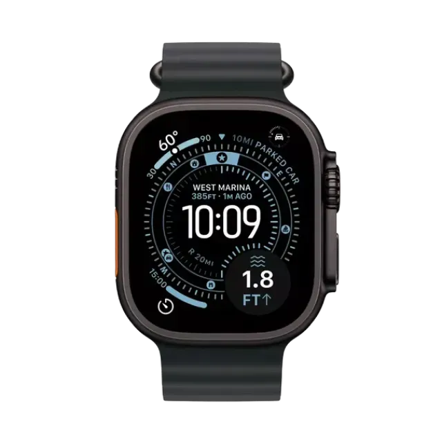 Apple Watch Ultra 3 49 mm Black smart-soati. Original.