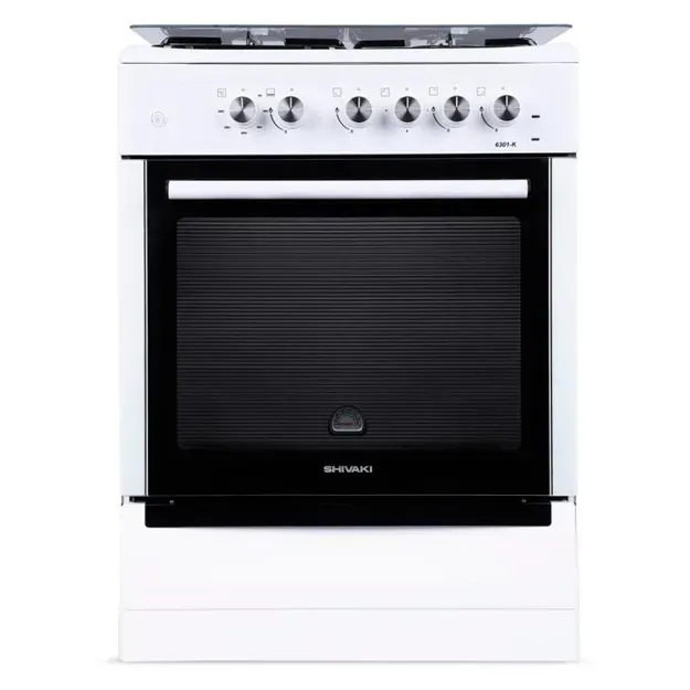 Gazovaya plita 6300-K Shivaki KP s GK White