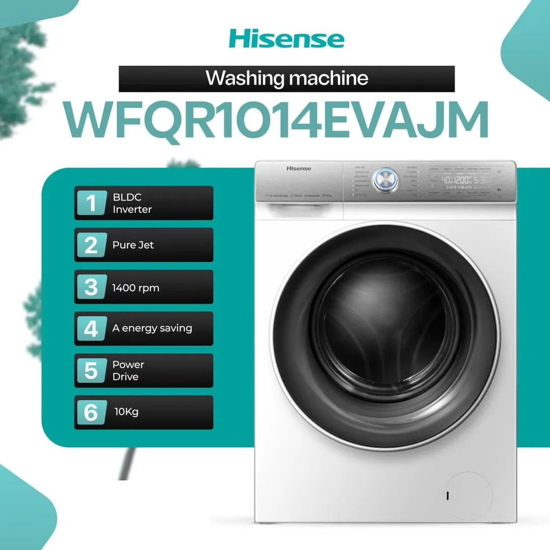 Стиральная машина Hisense WFQR1014EVAJM, белый