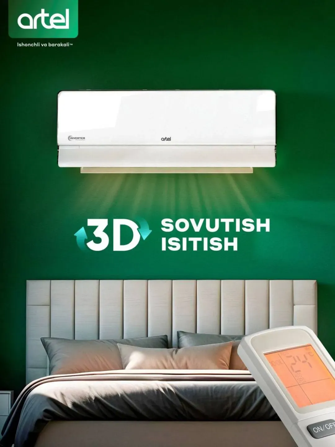 Konditsioner Artel Baraka 12 inverter, oq