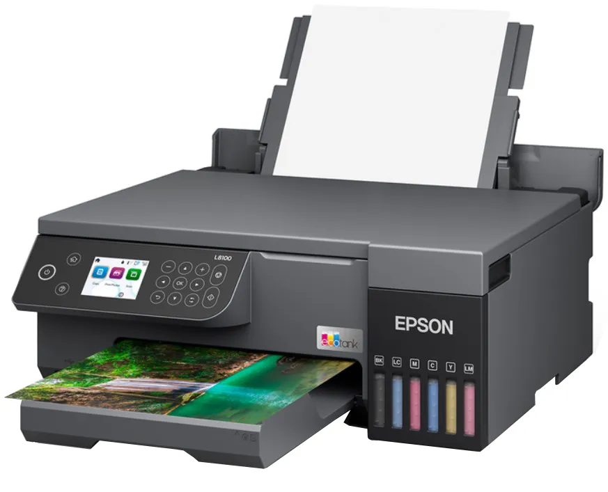 Printer Epson L8100, qora