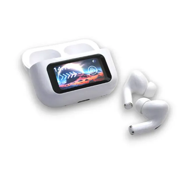 Simsiz quloqchinlar A9 Pods Pro 2 ANC, s sensornim ekranom