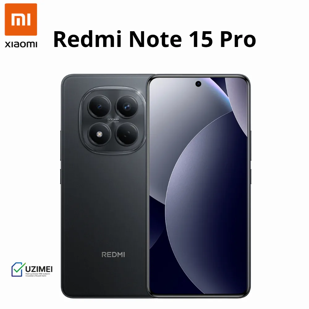 Смартфон Xiaomi Redmi Note 15 Pro 8/256 ГБ, чёрный