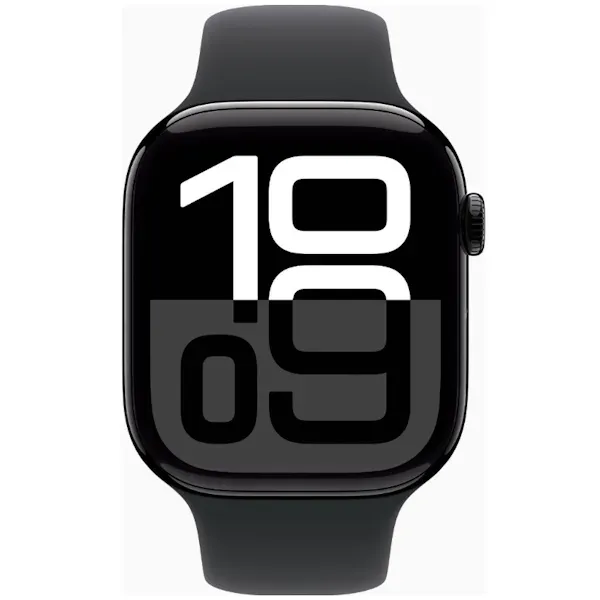 Aqlli soat Apple Watch Series 10 GPS 46 mm, qora
