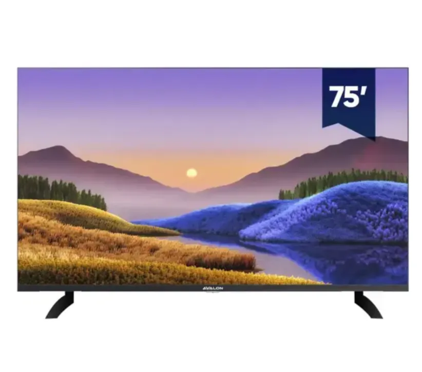 Televizor Avalon B75MQA800 Smart TV 4K, qora