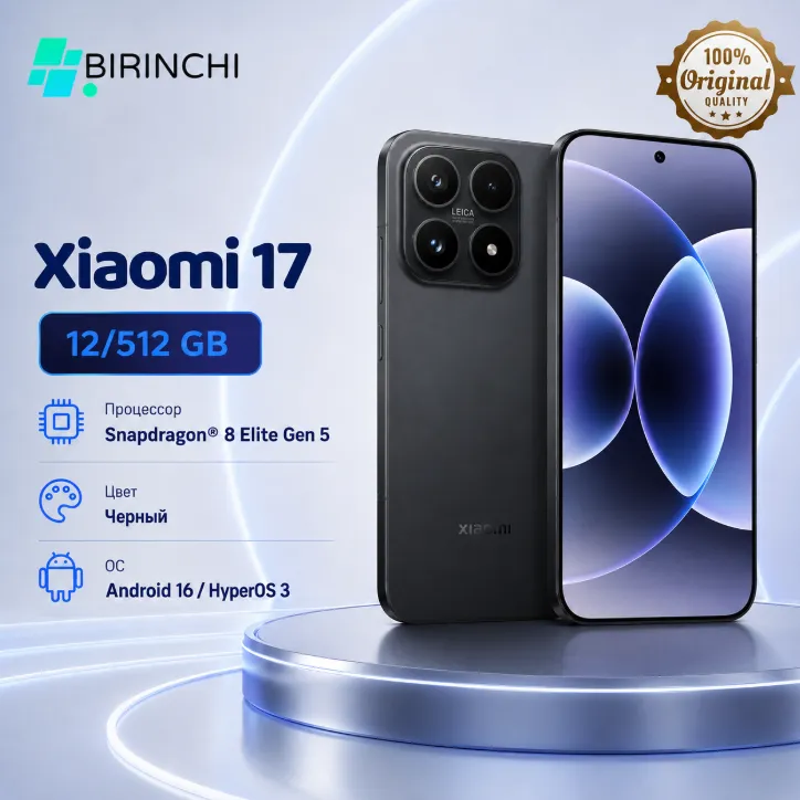Смартфон Xiaomi 17 12/512 ГБ, черный