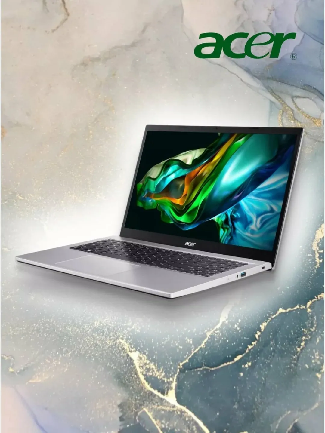 Noutbuk Acer Aspire Go 15 (AG15‑31P‑3947) / i3‑N305 / 8 GB / SSD 128 GB / 15.6", kumushrang