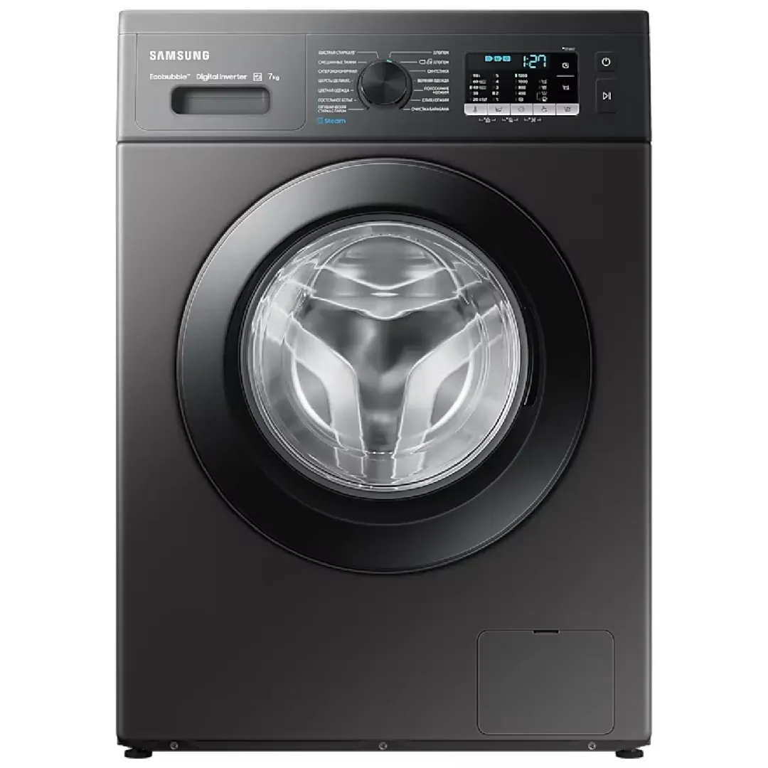 Kir yuvish mashinasi Samsung WW70AG5S21CXLD 7 kg, Tyomno-kulrang