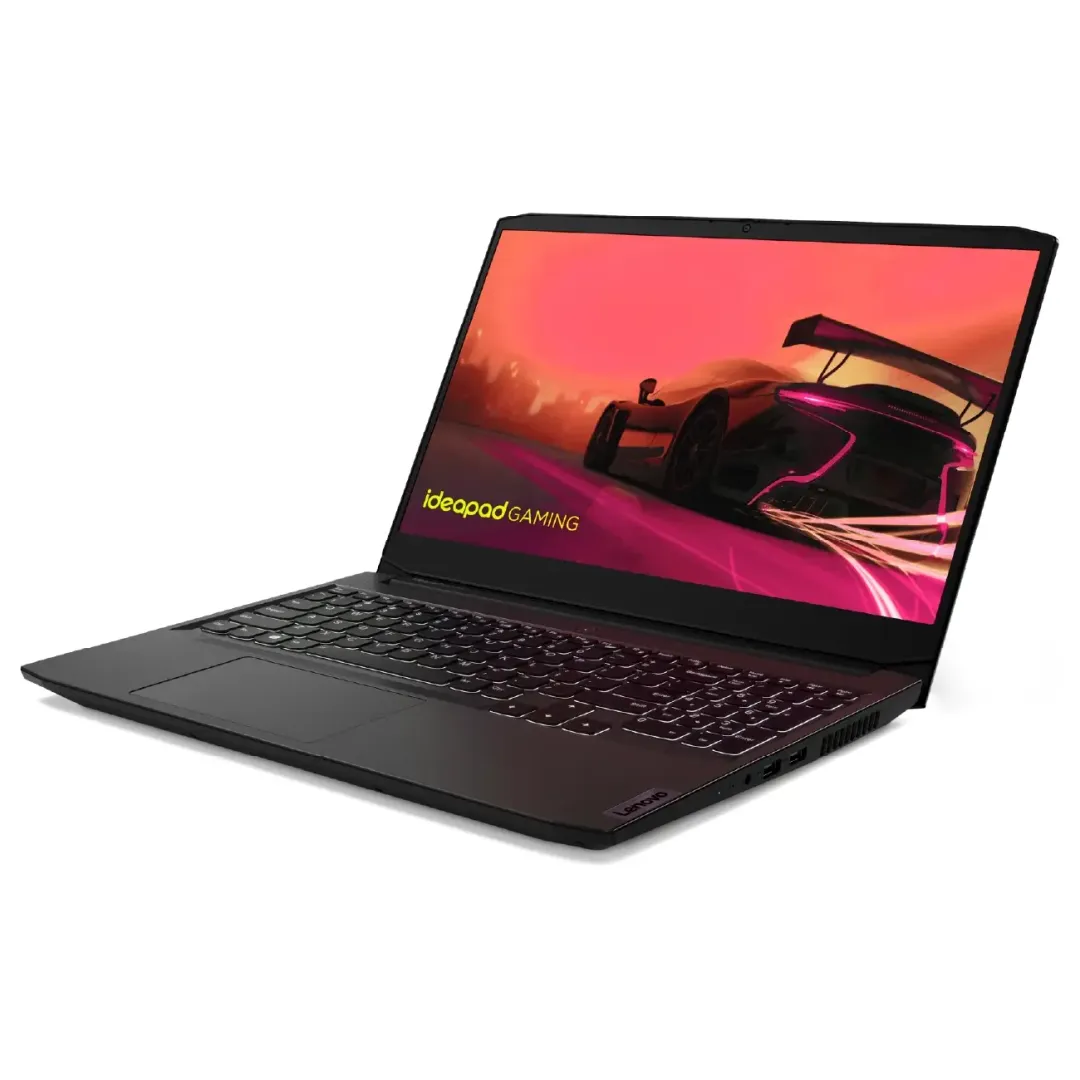 Noutbuk Lenovo IdeaPad Gaming 3 15ACH6 AMD RYZEN 5-5500H/ DDR4 8GB/ SSD 512GB/ 15.6 FHD IPS LCD/ 4GB GeForce RTX2050/ No DVD/ Win11/ RU Black 82K2028AIN