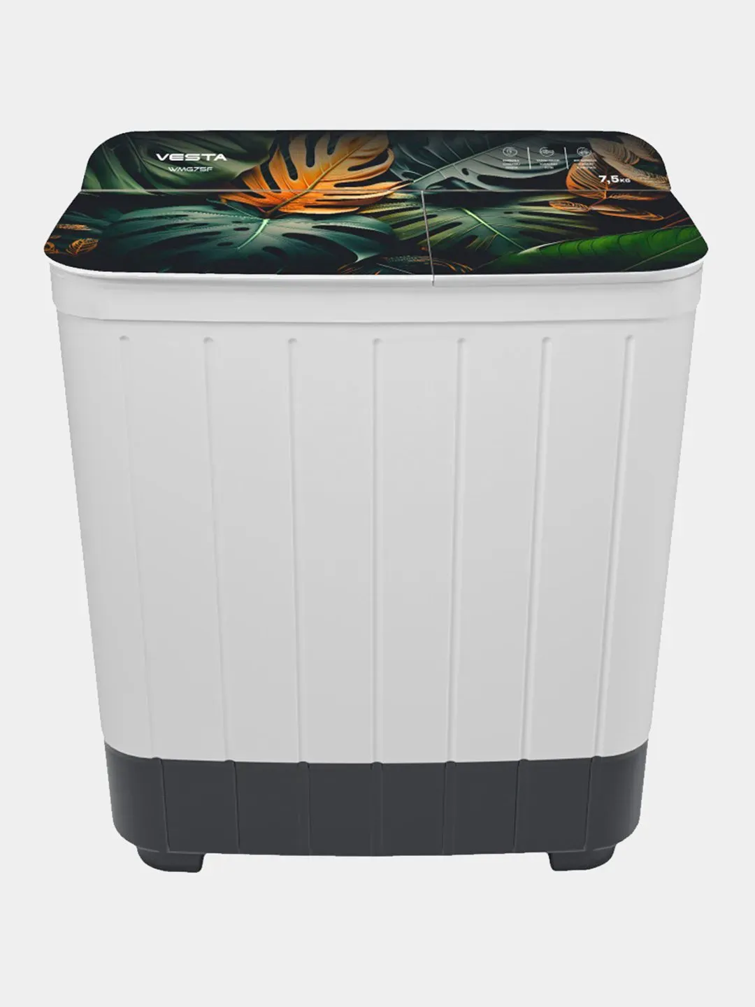 Kir yuvish mashinasi Vesta WMG75FP NATURE, oq