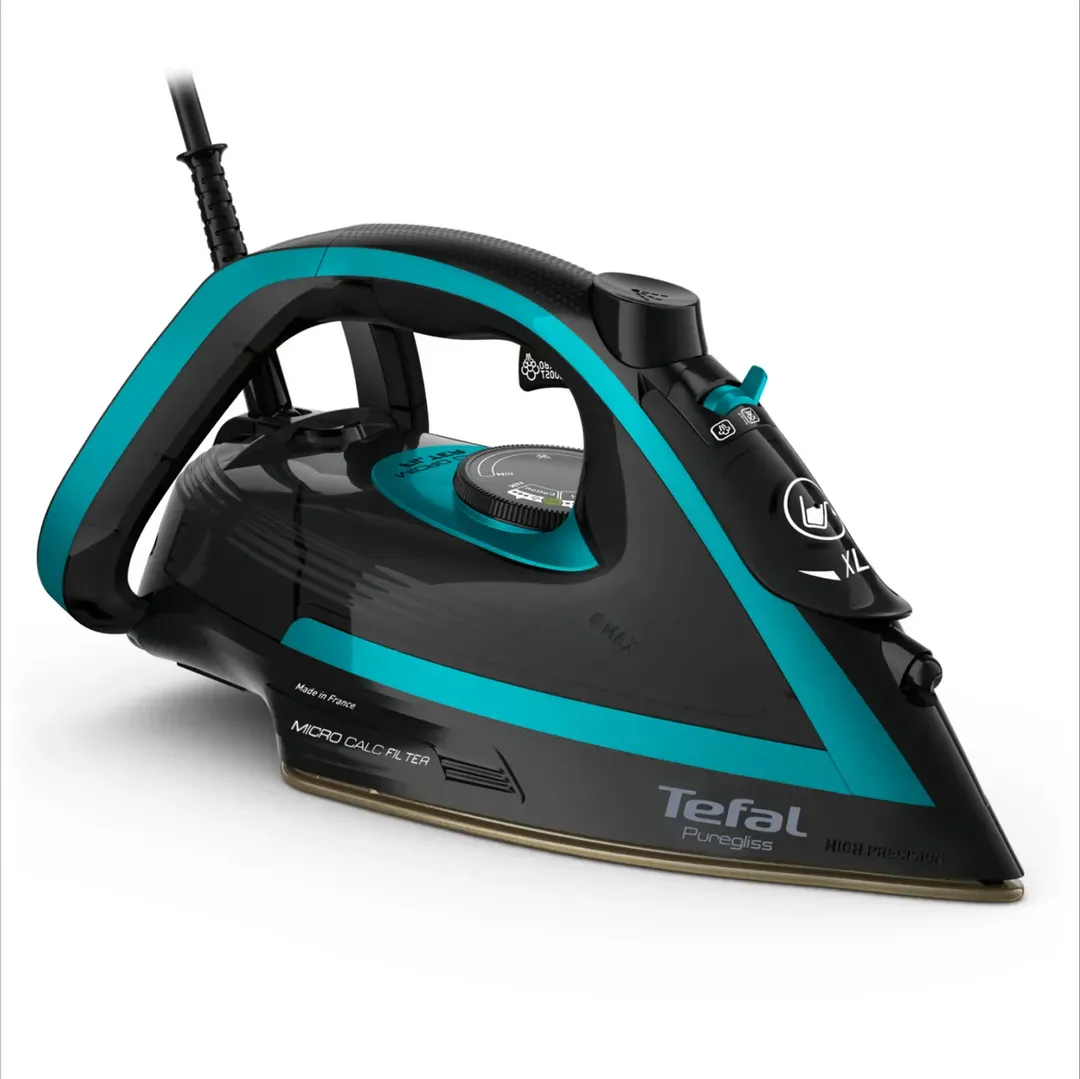 Dazmol Tefal FV8066E0 Puregliss, qora-ko'k