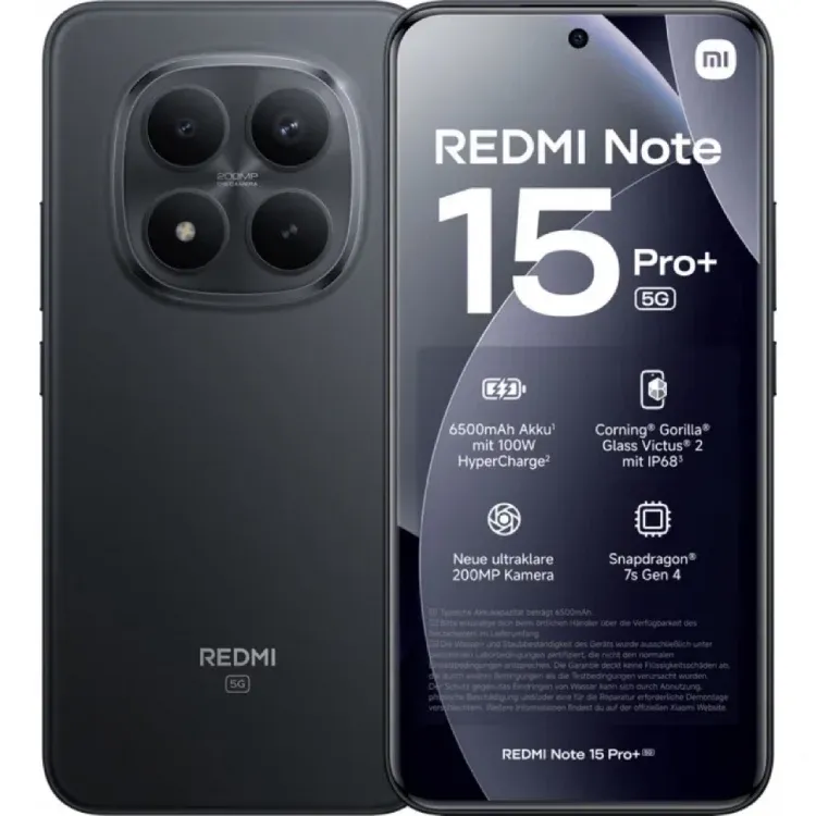 Smartfon Xiaomi Redmi Note 14 Pro+ 5G 12/512GB Midnight Black