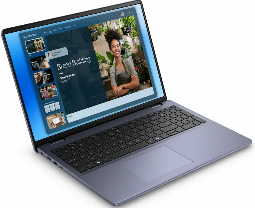 Noutbuk Dell 16 (DC16251) / i5‑120U / 8 GB / SSD 512 GB / 16", Platinum Silver