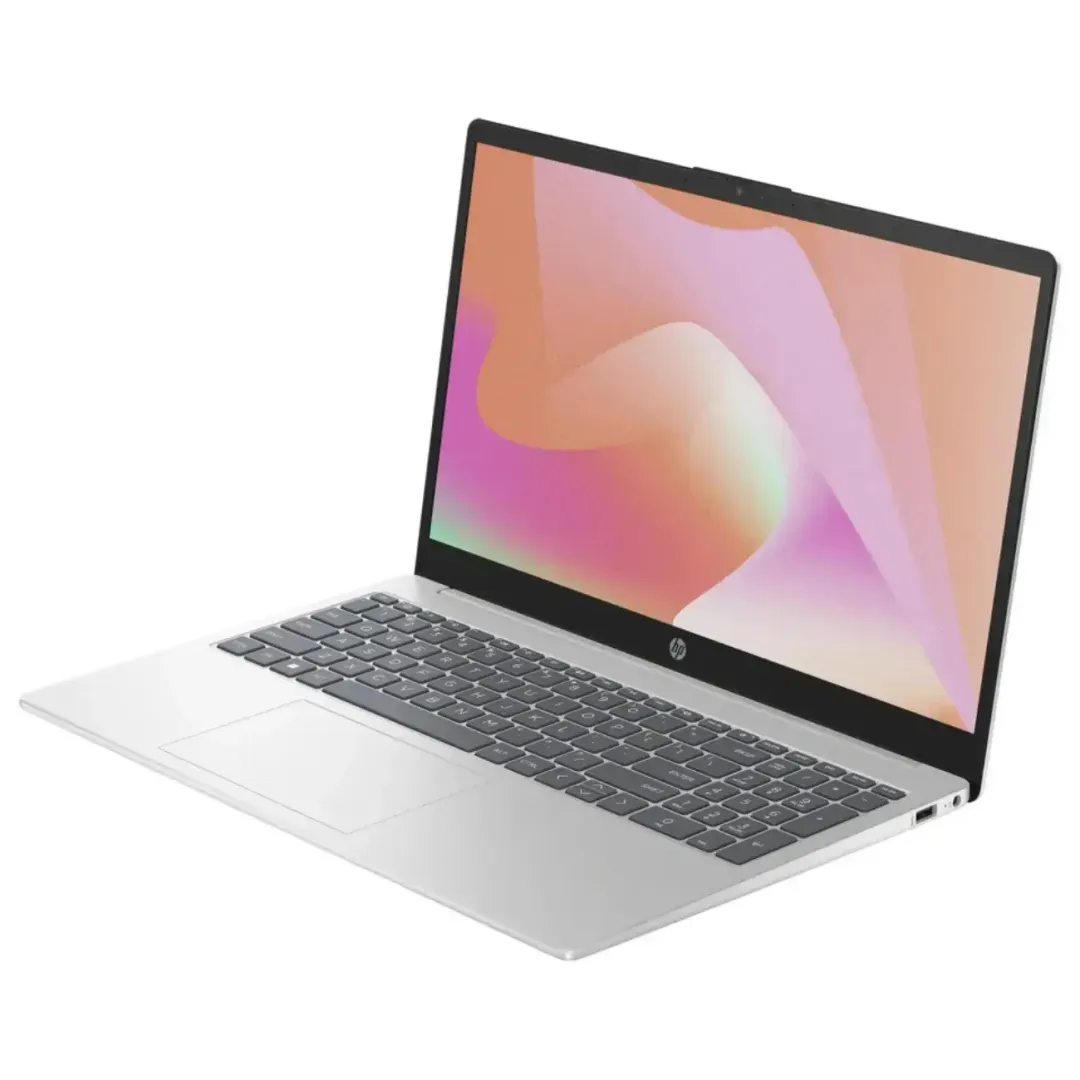 Noutbuk HP 15-fd1062ci (Intel Core 7-150U/ DDR4 16GB/ SSD 512GB/ 15.6” FHD IPS/ Intel UHD Graphics/ NoOS/ RU) Natural Silver