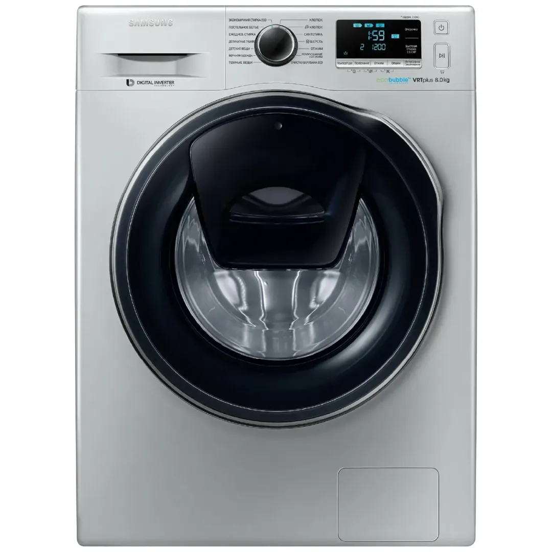 Kir yuvish mashinasi Samsung WW80K6210RS/LD, kumushrang
