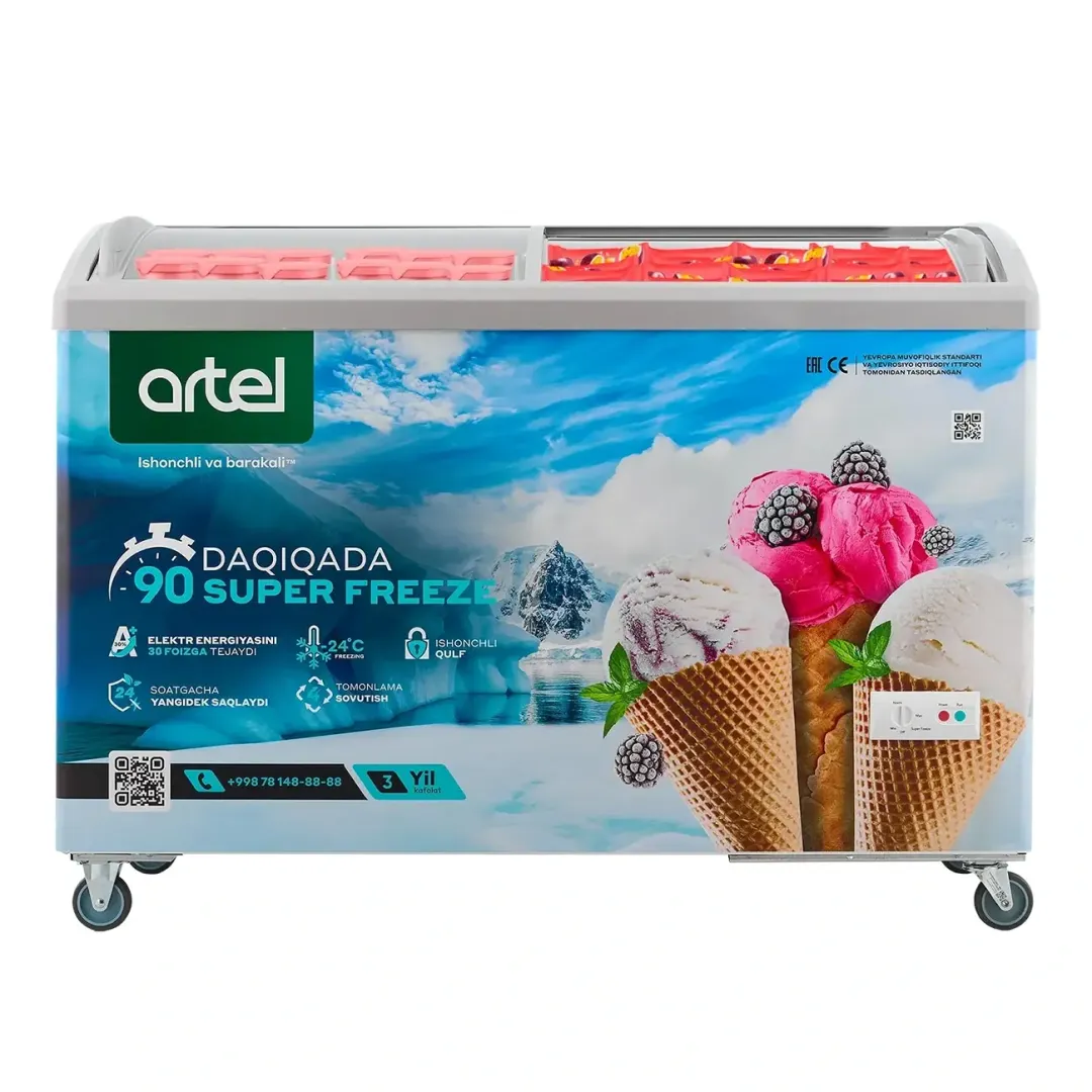 Muzlatgich Artel ART-AFA390, oq