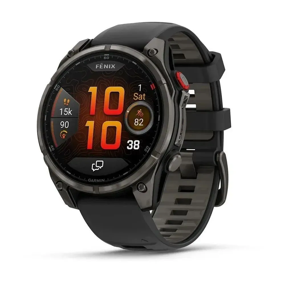 Aqlli soat Garmin Fenix 8 Pro, qora