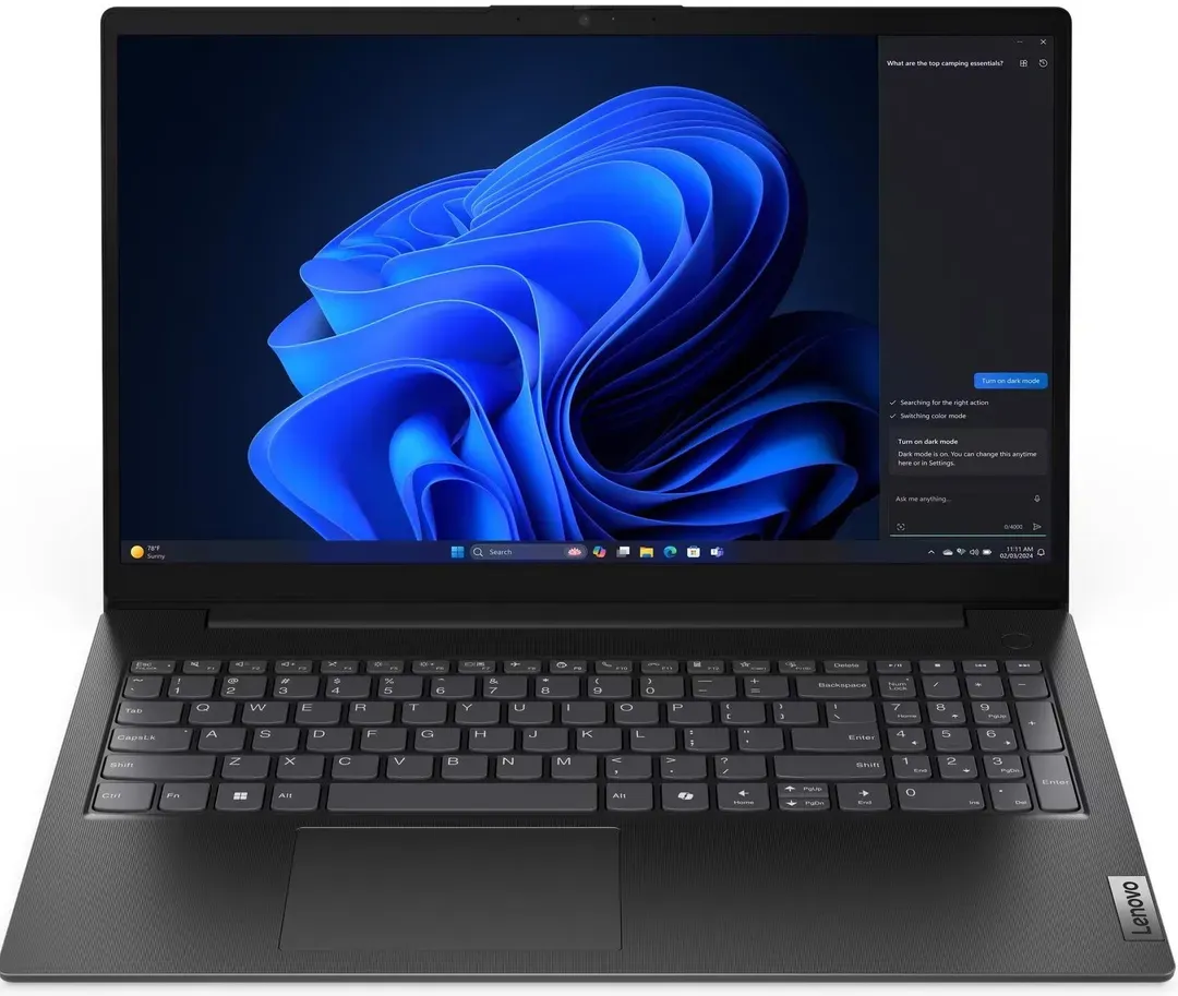 Noutbuk Lenovo V15 G5 / i3-1315U / 8 GB / SSD 256 GB / 15.6", qora