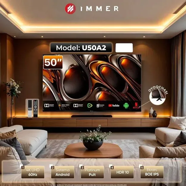 Televizor Immer U50A2 50"