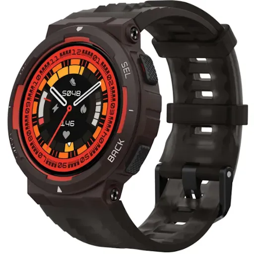 Смарт-часы Amazfit Active Edge, черно-красный