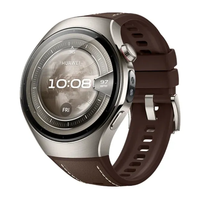 HUAWEI Watch 5 Brown lather smart-soati, 46 mm