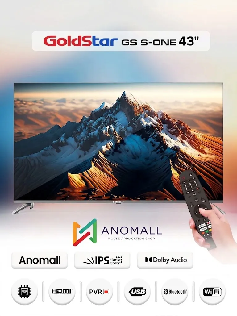 Televizor GoldStar 43GS96, qora