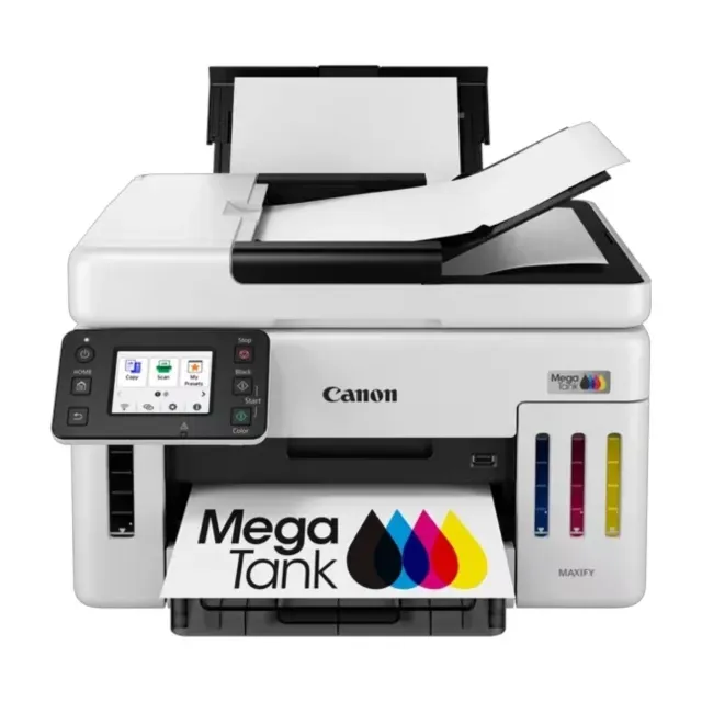 Printer Canon MAXIFY GX6140 (MFU, struyniy, A4), White