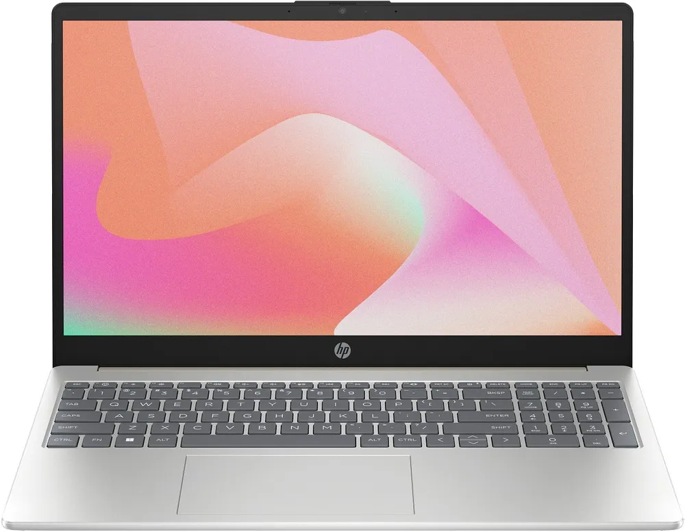 Noutbuk HP Laptop 15 (Intel Core i5-1334U / 8GB / 512GB SSD / 15.6") Silver (FD0250WM) — yengil va samarali ishlash uchun