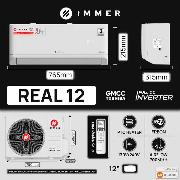 Konditsioner Immer REAL 12, oq