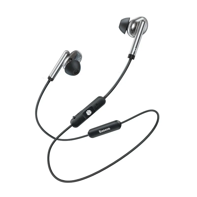 O‘rnatiladigan simsiz quloqchinlar Baseus NGS30 0S Wireless Earphone S30 Silver