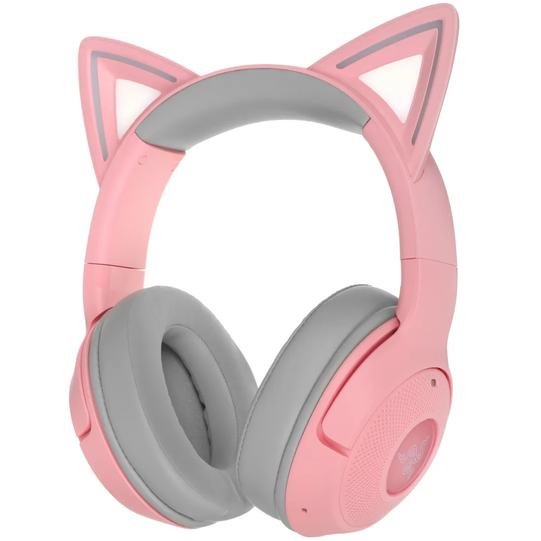 Igrovaya garnitura Razer Kraken Kitty V2, RGB, BT, quartz Ed.