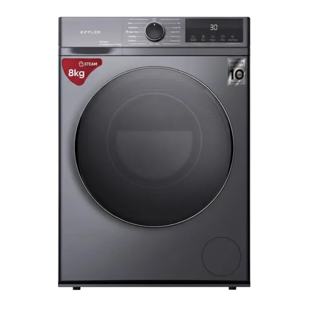 Стиральная машина Ziffler T80-A2DG, стальной
