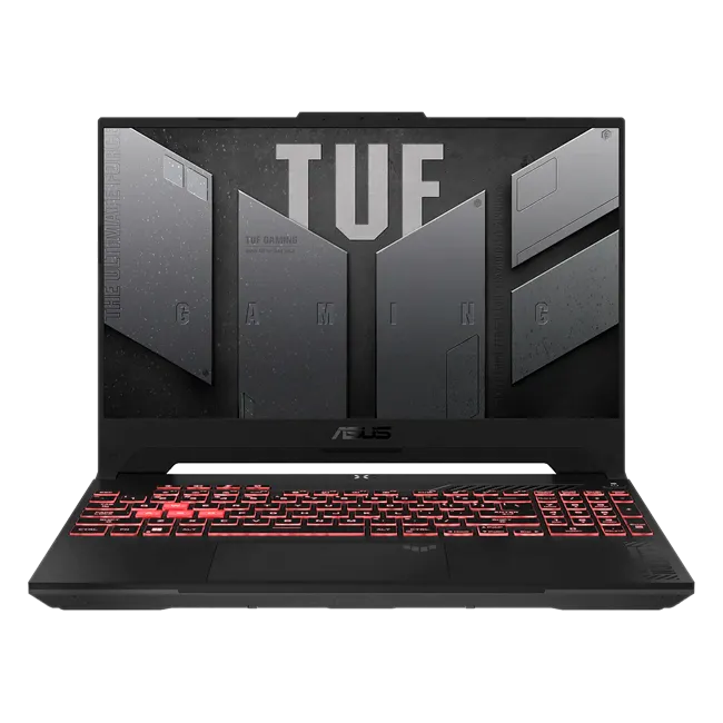 Noutbuk Asus TUF Gaming A15 (FA507NV-LP137) / R5-7535HS / 16 GB / SSD 512 GB / 15.6", Mecha Gray