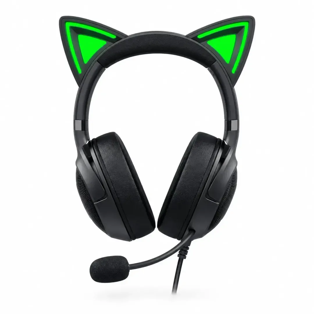 Igrovaya garnitura Razer Kraken Kitty V2, RGB, USB, Quartz Ed.