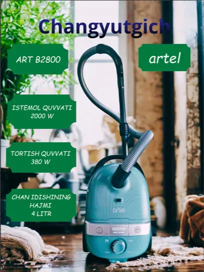 Пылесос Artel B2800, синий