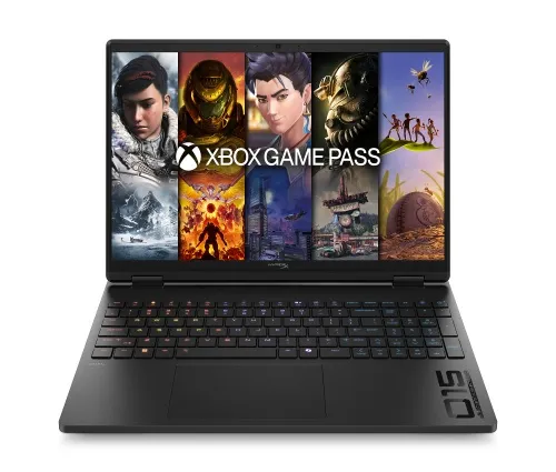 Noutbuk HP HyperX Omen (15-gb0043AX) / 7 260 / 24 GB / SSD 1 TB / RTX 5060 / 15,3″, Qora