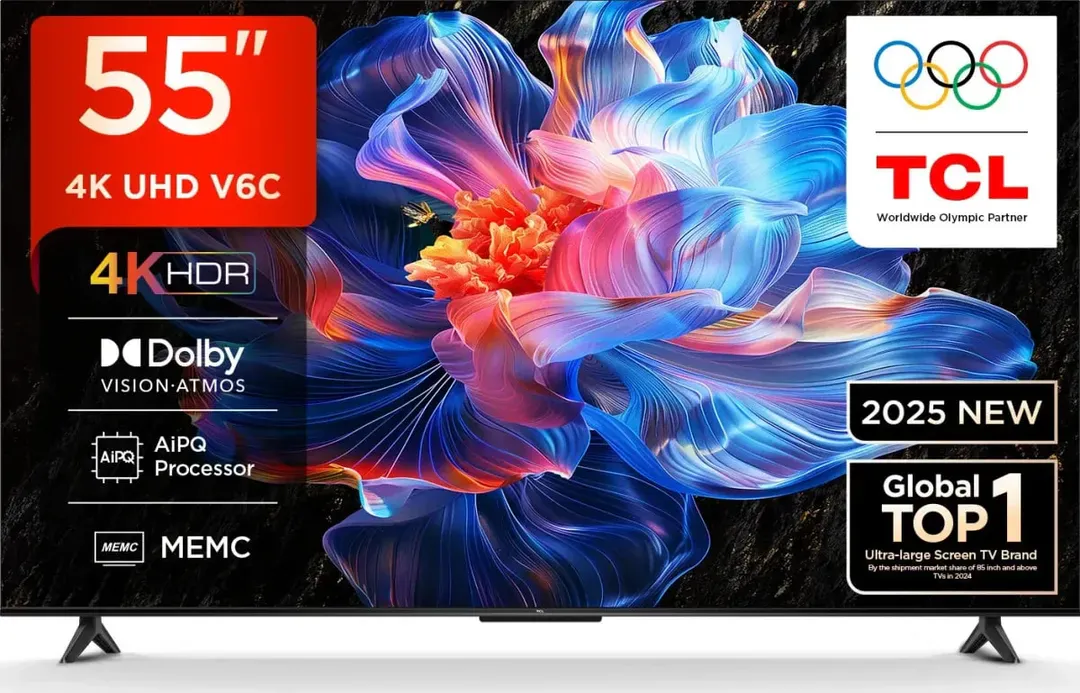 Televizor TCL 55V6C 55", qora
